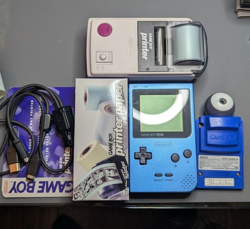 Game boy pocket blue camera - game,